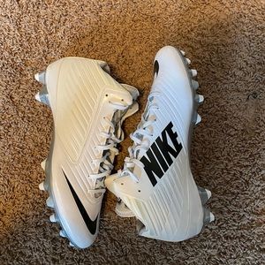 Nike white vapor football cleats